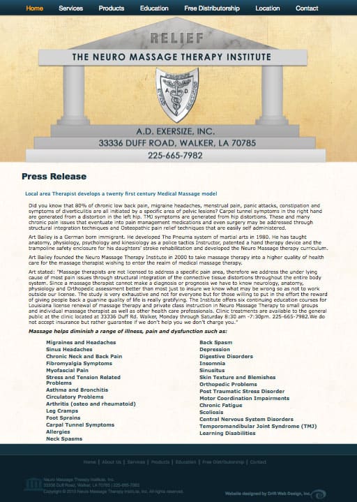 Neuro Massage Therapy Institute