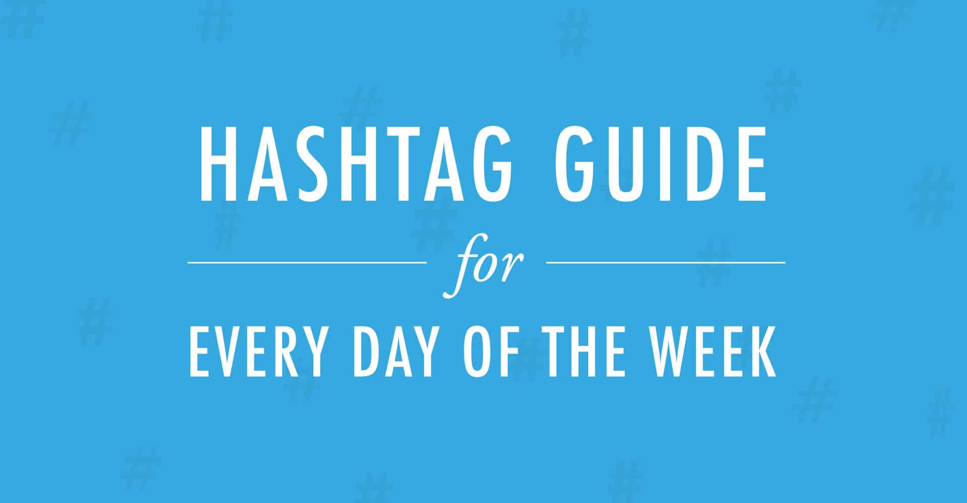 Hashtag-Guide