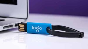 Promotional branding a USB for clients