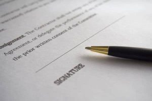 Start your paper trail with a contract