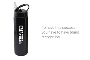 A useful promotional product, like a water bottle, will be used in different places. 