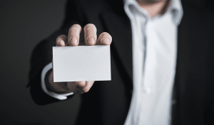 business card represents your company