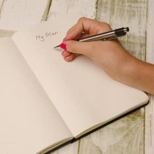 Writing down business goals