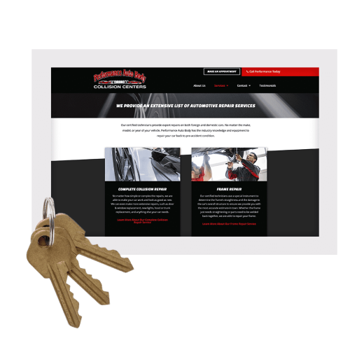 Performance Auto Body Catapult Creative Media, inc.