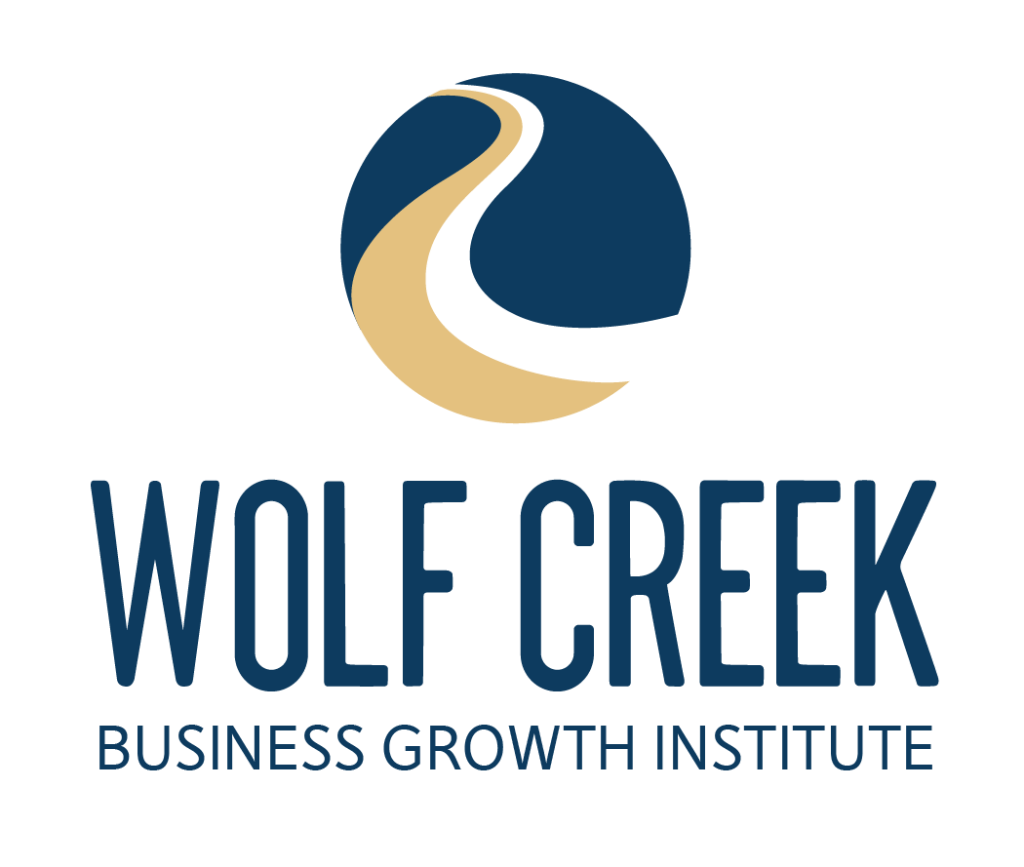 Logo for wolf Creek Business Growth Institute Designed by Branding Agency in Baton Rouge