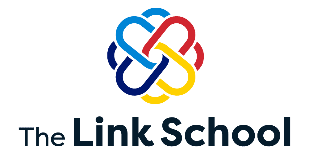 TheLinkSchool Secondary Mark Horizontal Text Color