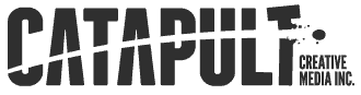 Black Catapult Creative Media logo.