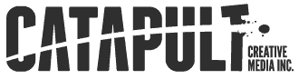 Black Catapult Creative Media logo.