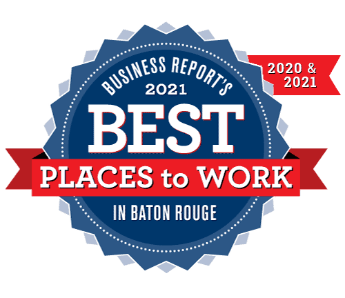 Our top-rated internet marketing agency won the Best Places to Work in Baton Rouge in 2021.