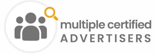 Our digital marketing agency has multiple certified advertisers