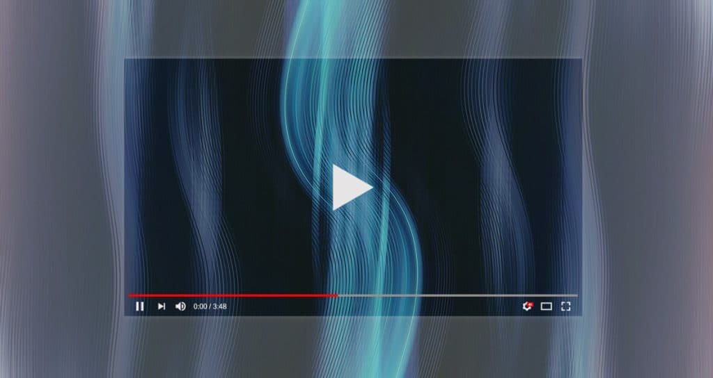 video player with way design background