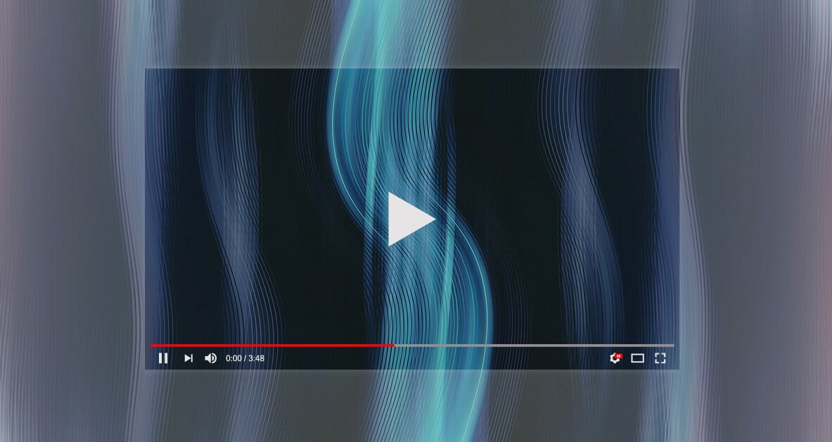 video player with way design background