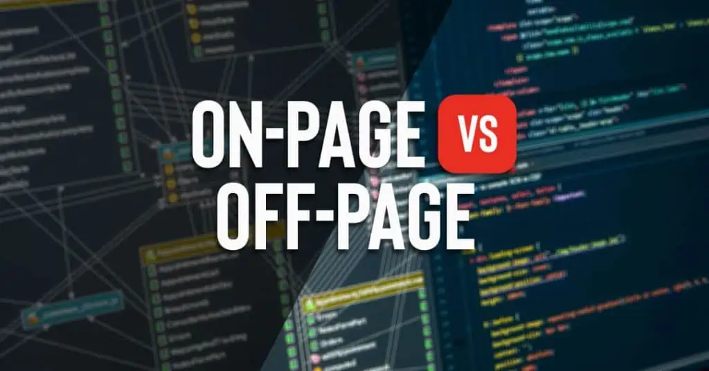 on page vs off page seo